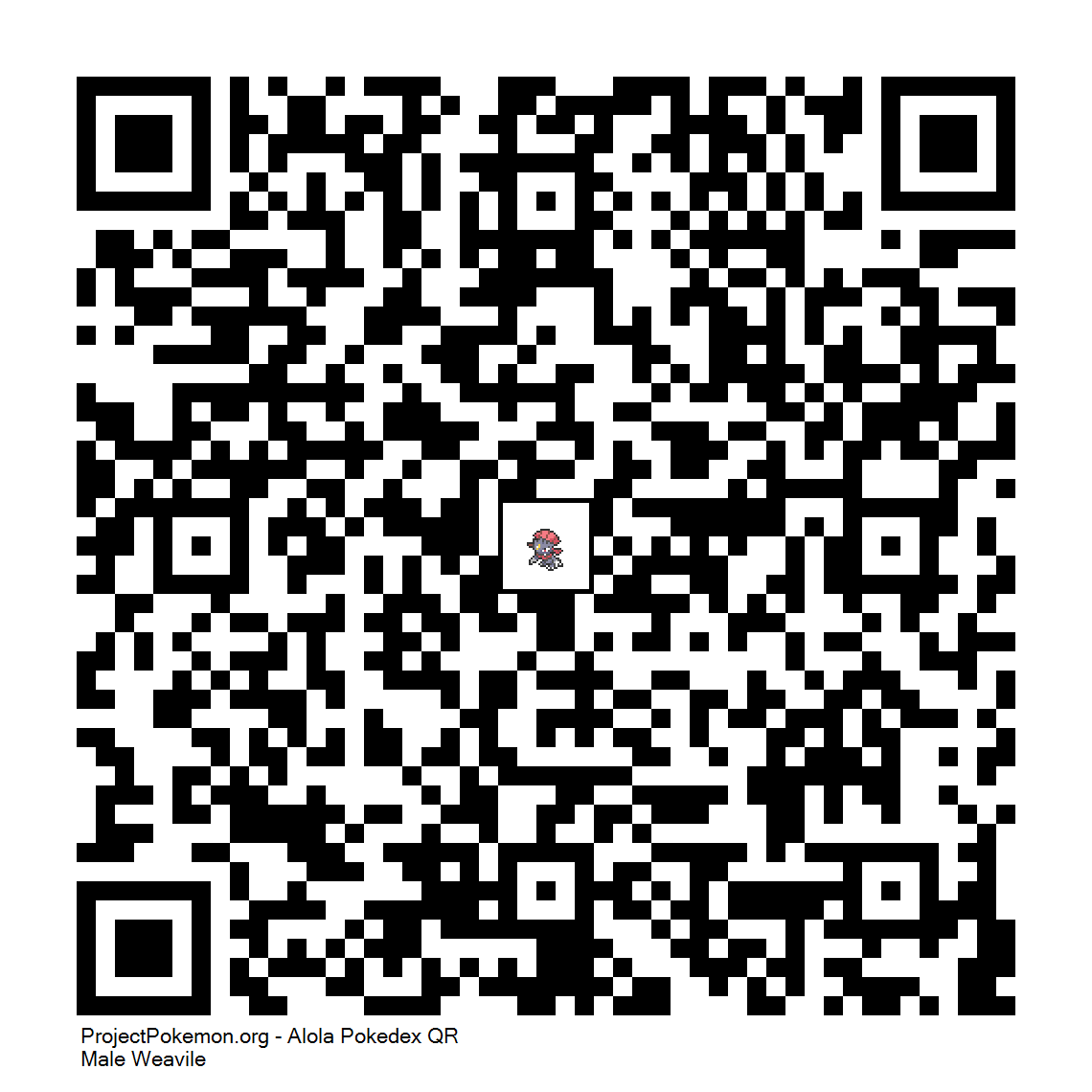 Cdigo QR de Weavile